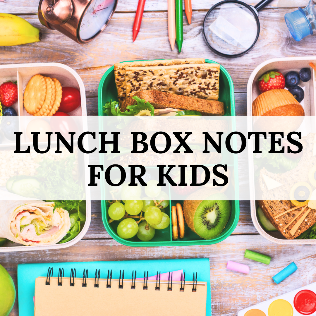 Lunch Box Notes for Kids - Balanced with Babies